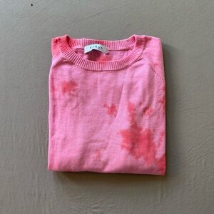 Kokun Tie-Dye Cotton Raglan Sweater